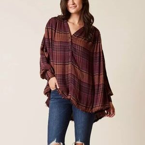 Free people Come On Over flannel
